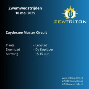 Zwemwedstrijd Zuyderzee Master Circuit - Lelystad @ de Koploper