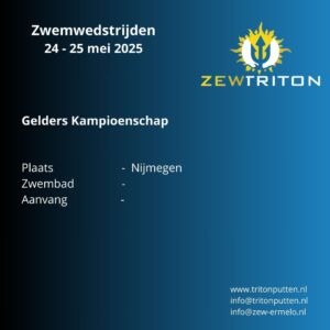 Zwemwedstrijd Gelders Kampioenschap - Nijmegen